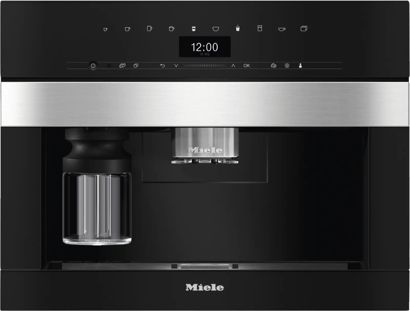 Miele CVA 7445 Roestvrij staal met CleanSteel Inbouw Koffiemachine met DirectWater 