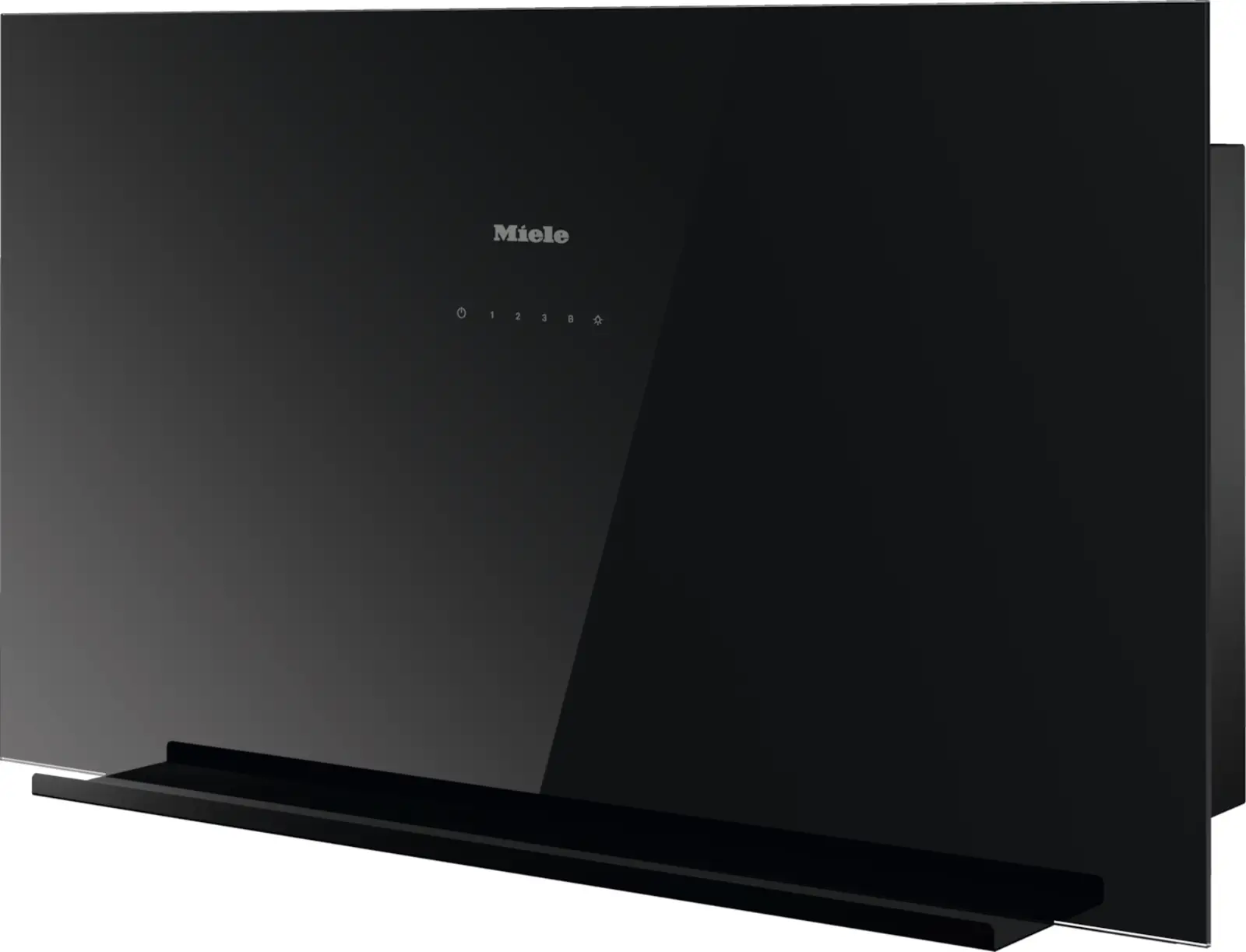 Miele DA 9092 W Screen Obsidiaanzwart Afzuigkap - Wandschouwafzuigkap