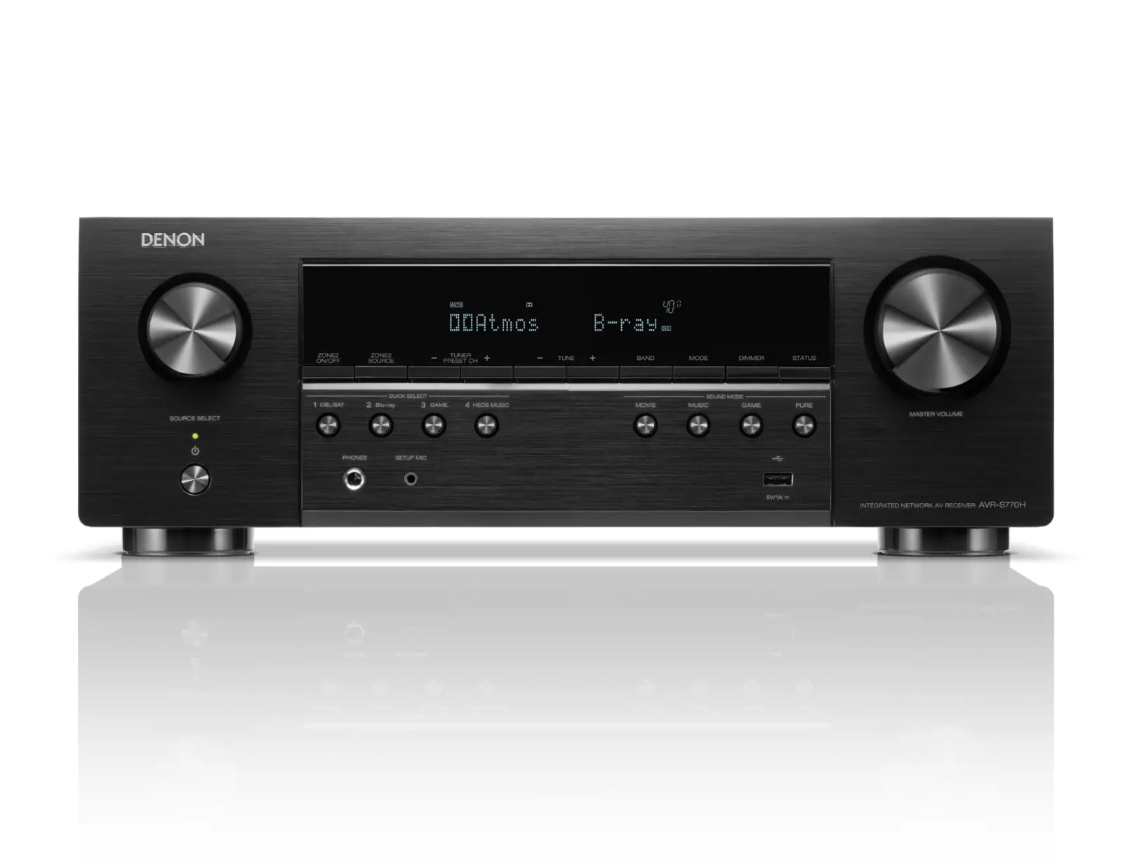Denon AVRS770HBKE2 7.2-kanaals 8K AV-receiver