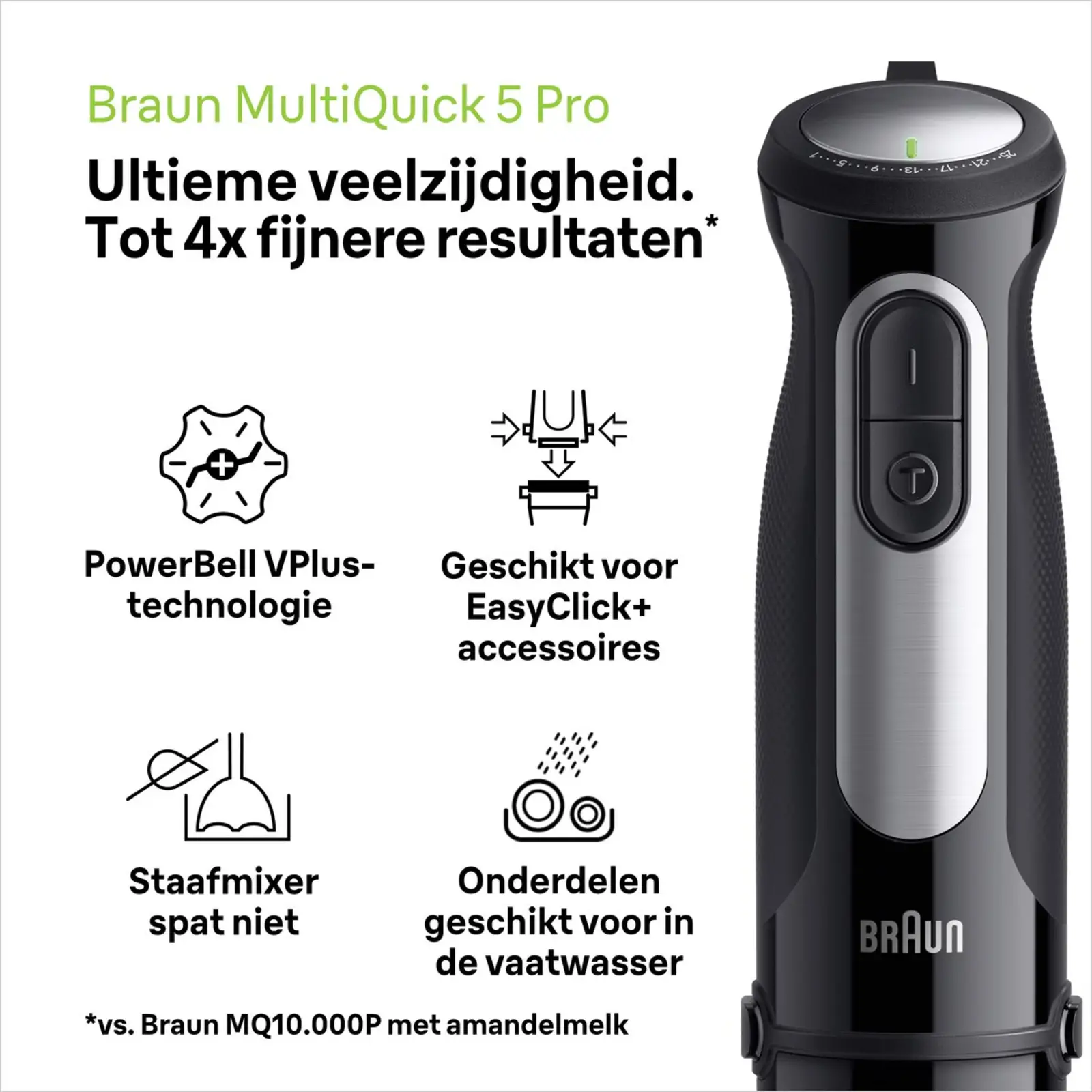 Braun MQ 55254M MultiQuick 5 Staafmixer