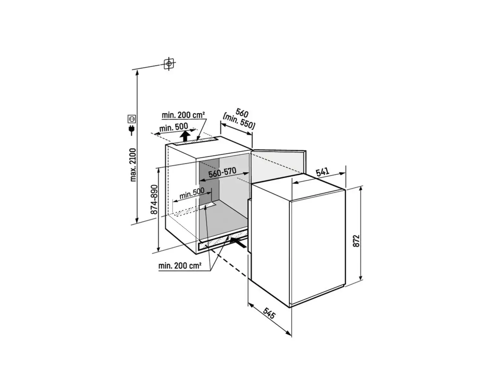 Liebherr IRSe 3901-22 Pure Inbouw Koelkast