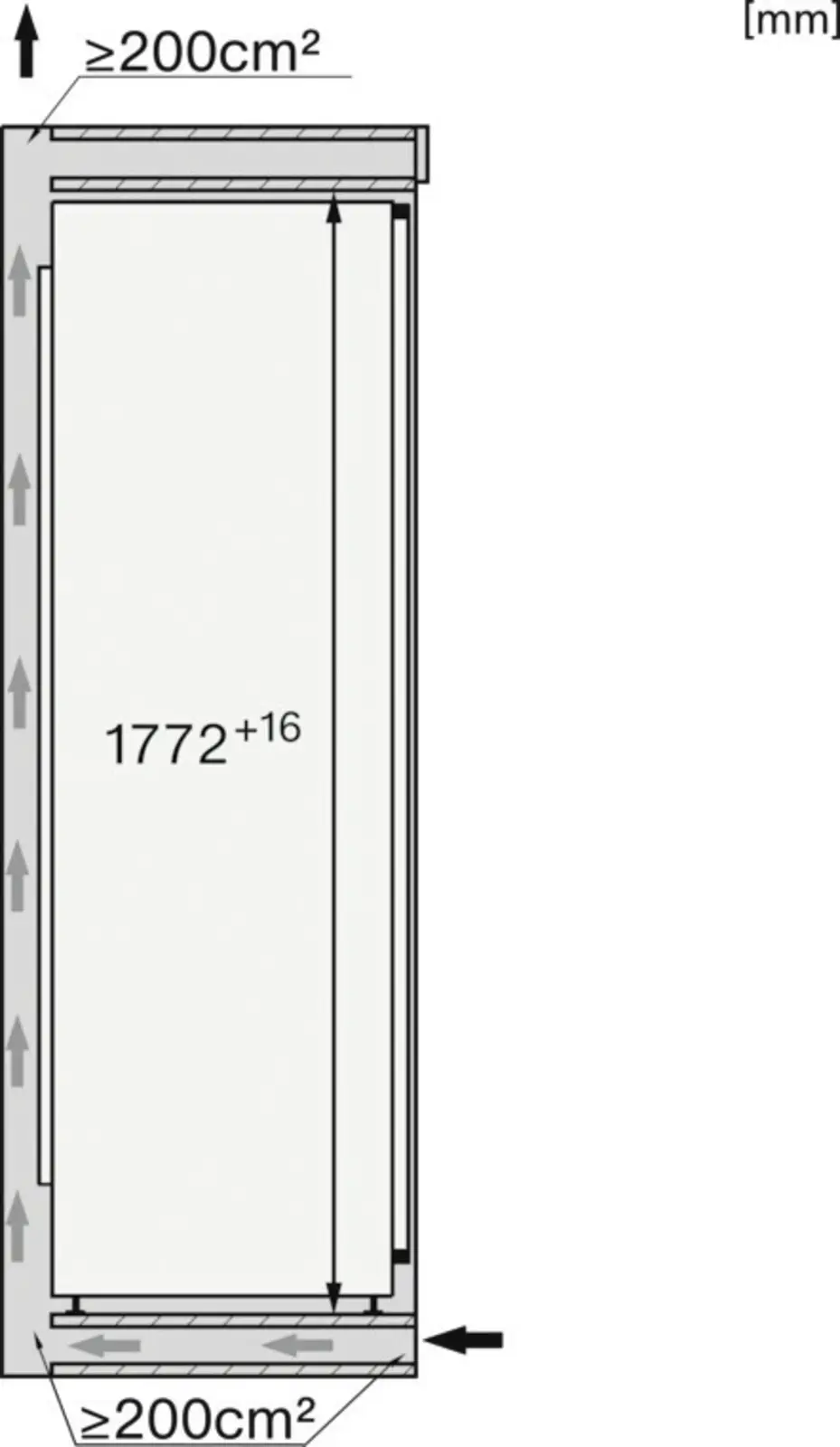 Miele FNS 7710 E inbouw vriezer