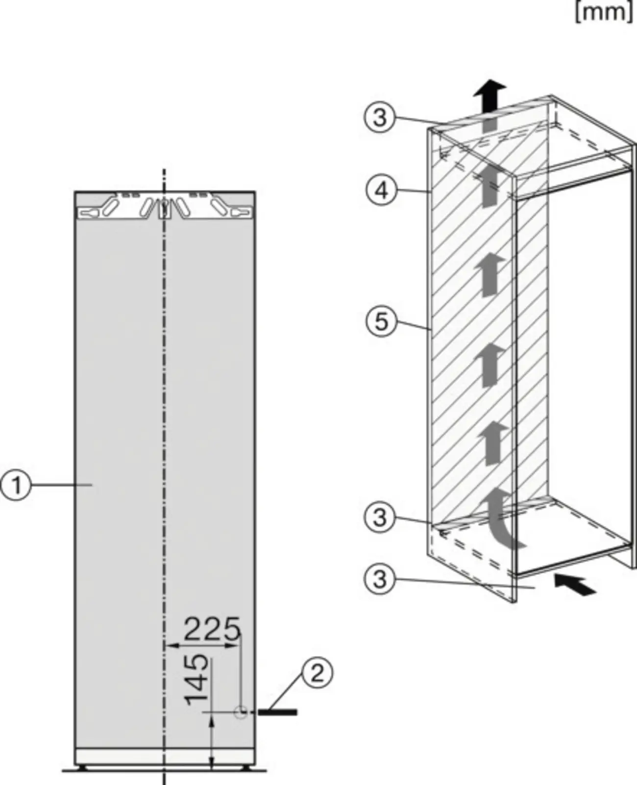 Miele FNS 7710 E inbouw vriezer
