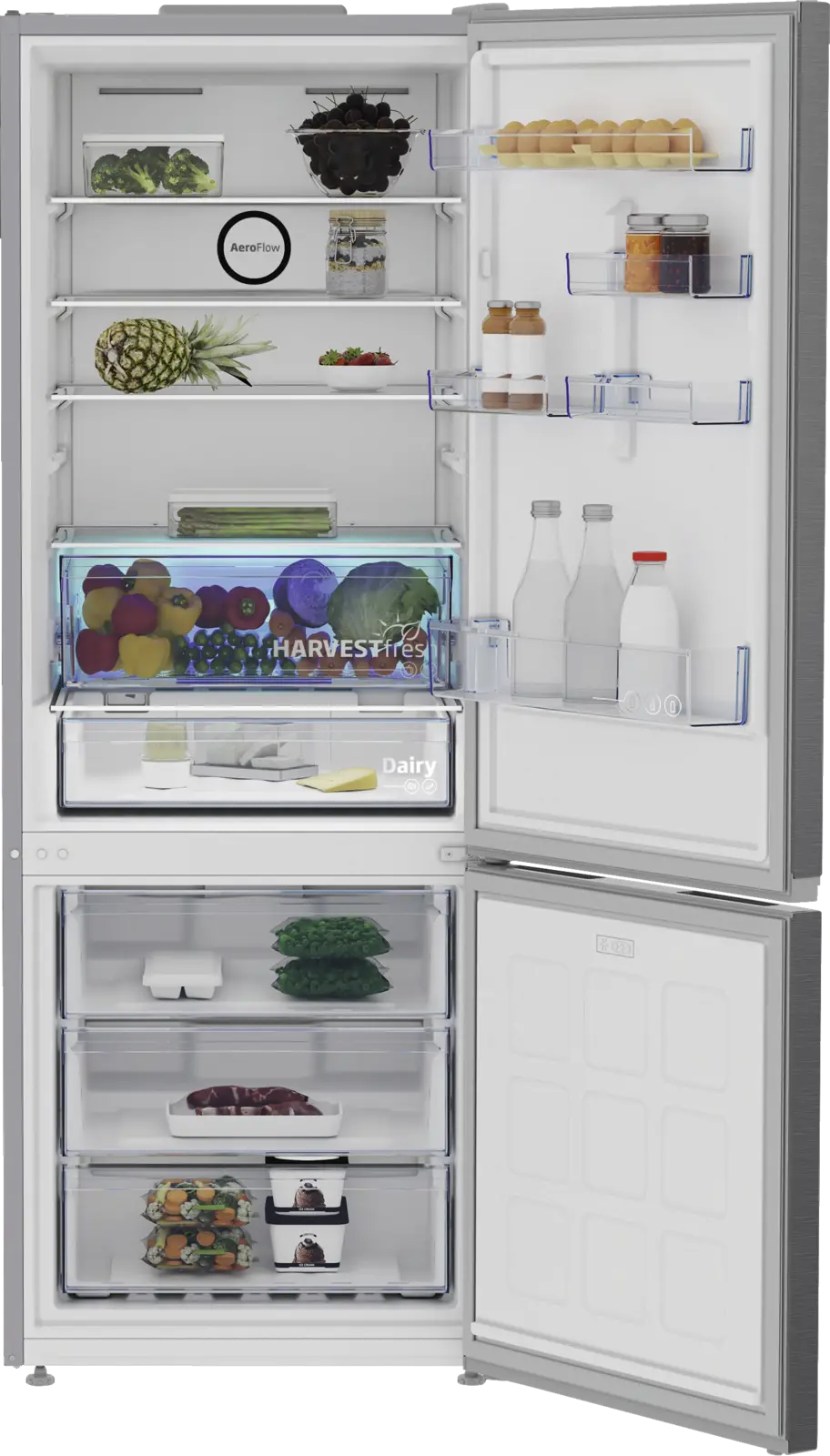 Beko B5RCNE565HXP koel-vriescombinatie