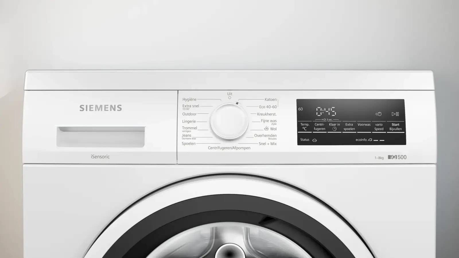 Siemens WU14UT20NL iQ500 wasmachine voorlader