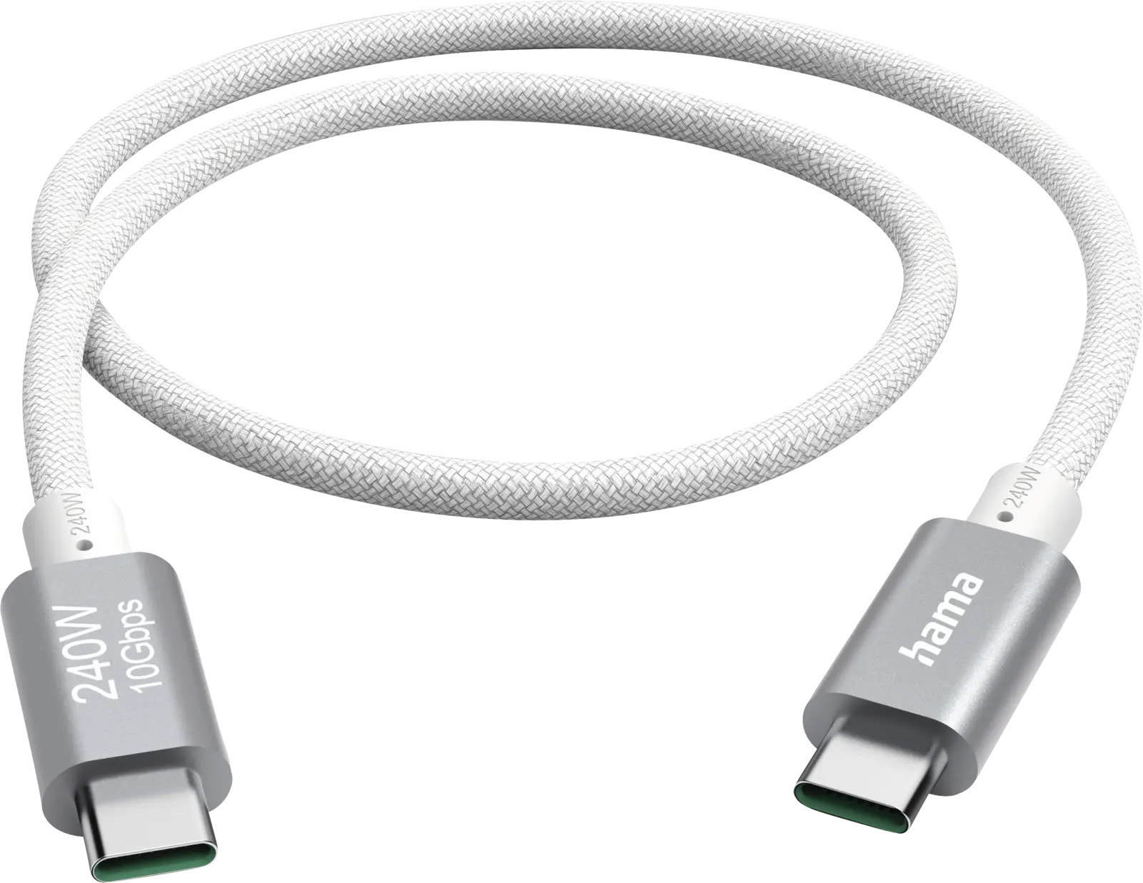 USB-C/USB-C, 240W, Full-Featured, USB 3.2 Gen2, 10Gbt/s 1,5m