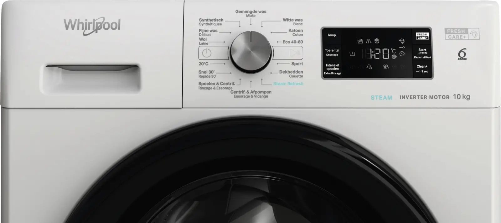 Whirlpool FFB10469EBVBE vrijstaande wasmachine