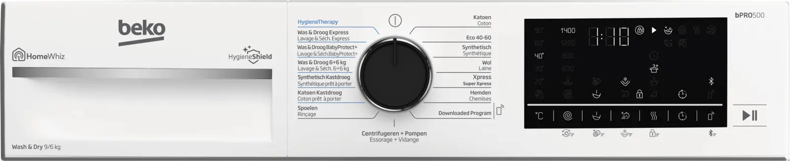 Beko B5DT59442W Was-droogcombinatie - Wit