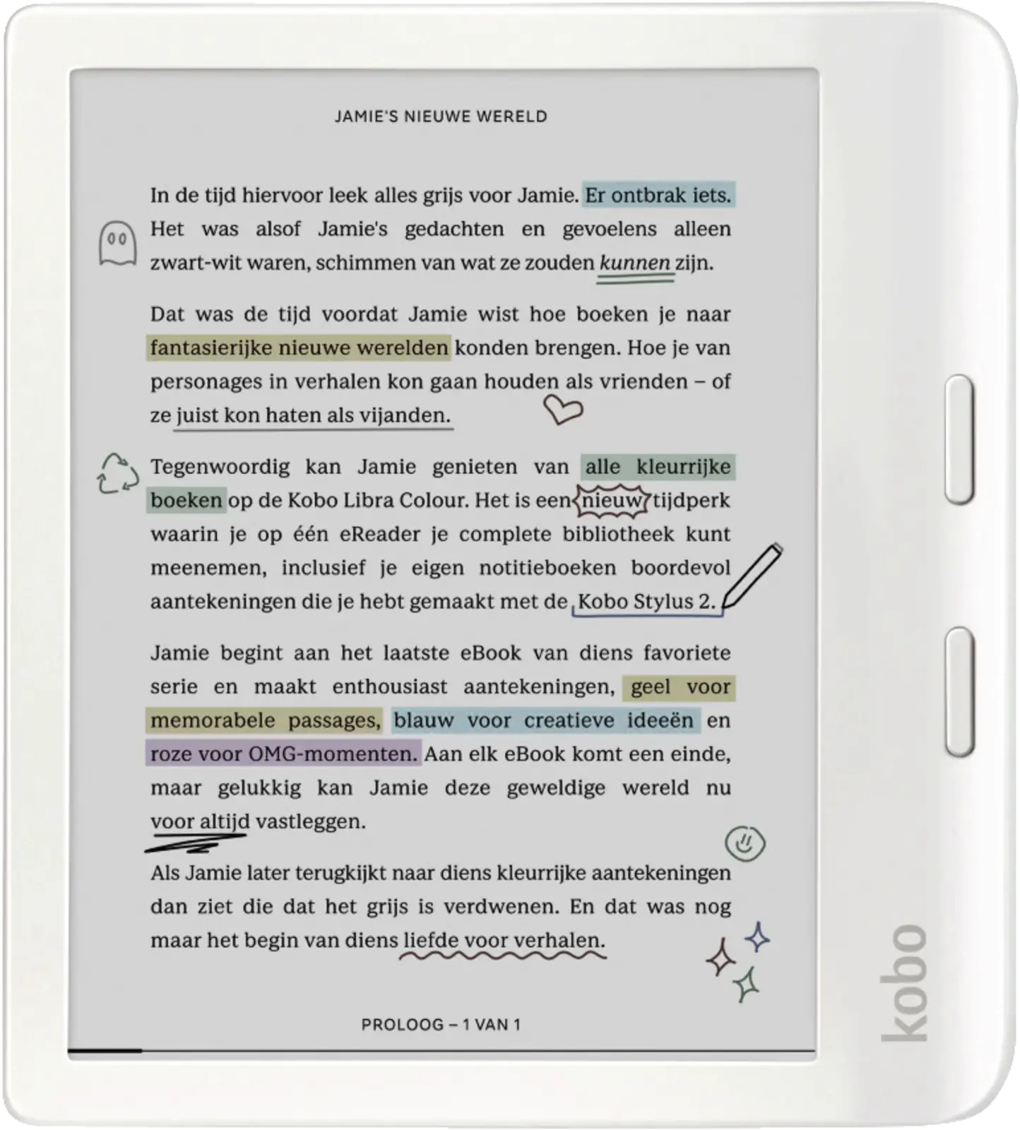 Kobo Libra Colour Wit