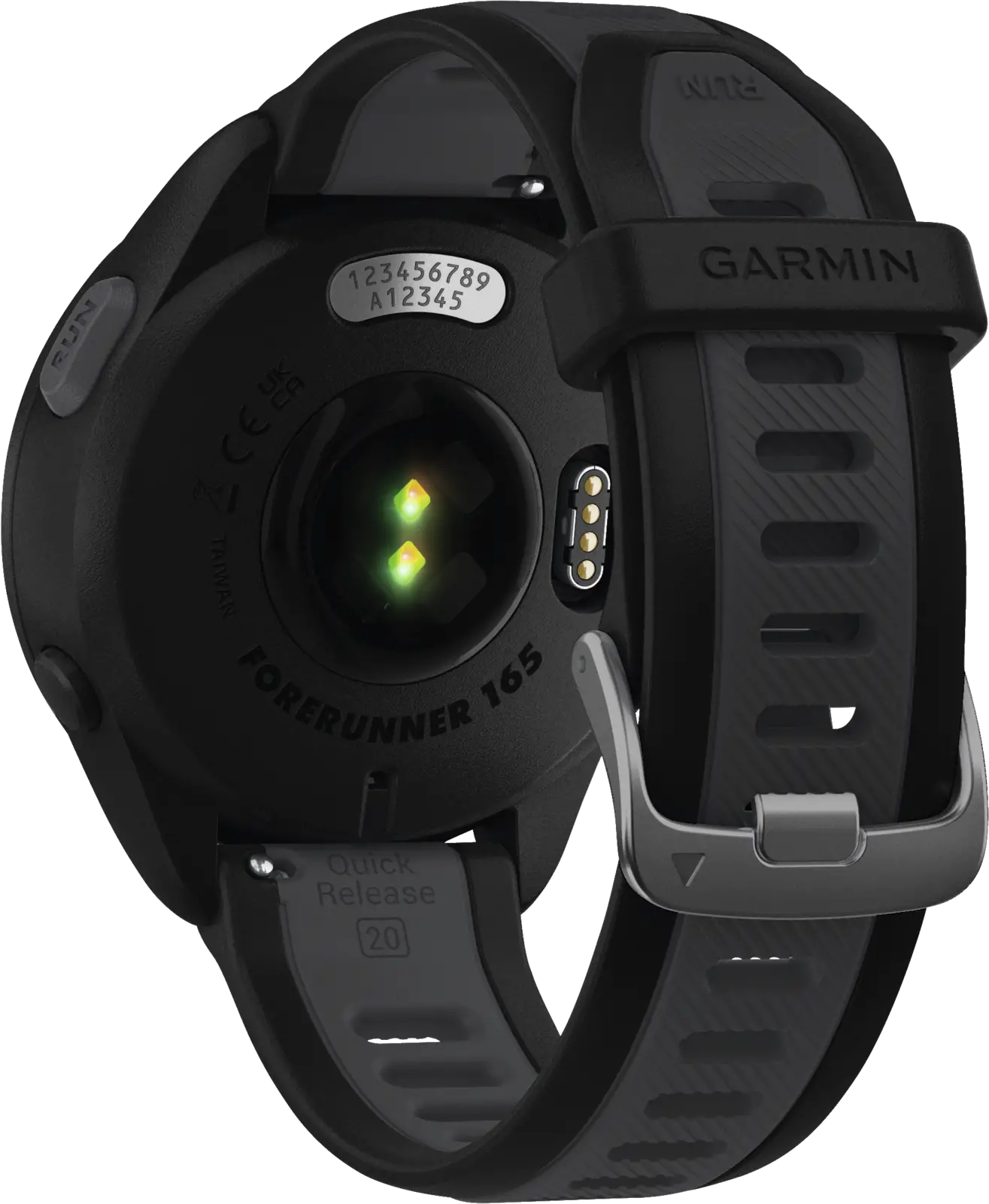 Garmin Forerunner® 165, Black/Slate grey