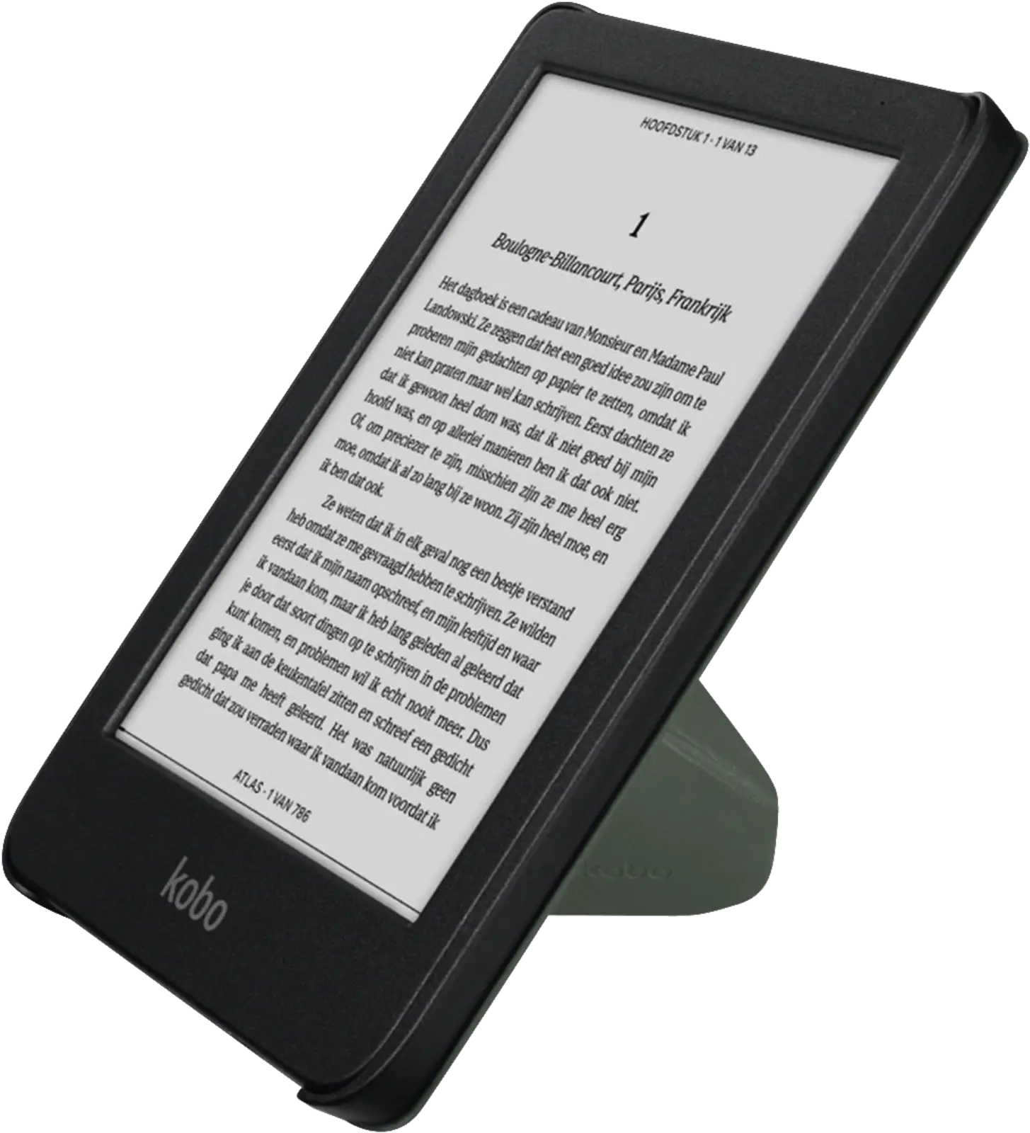 Kobo Clara sleepcover case groen