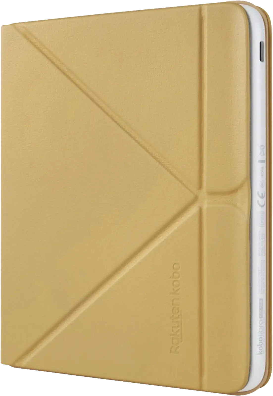 Kobo Libra sleepcover case geel