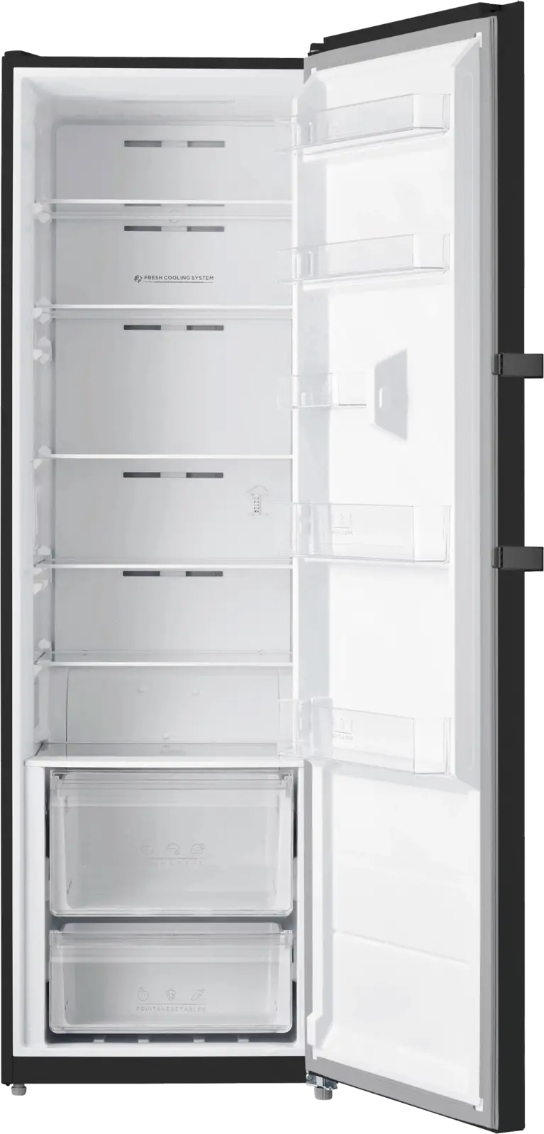 Inventum KK1850B Koelkast - Zwart RVS