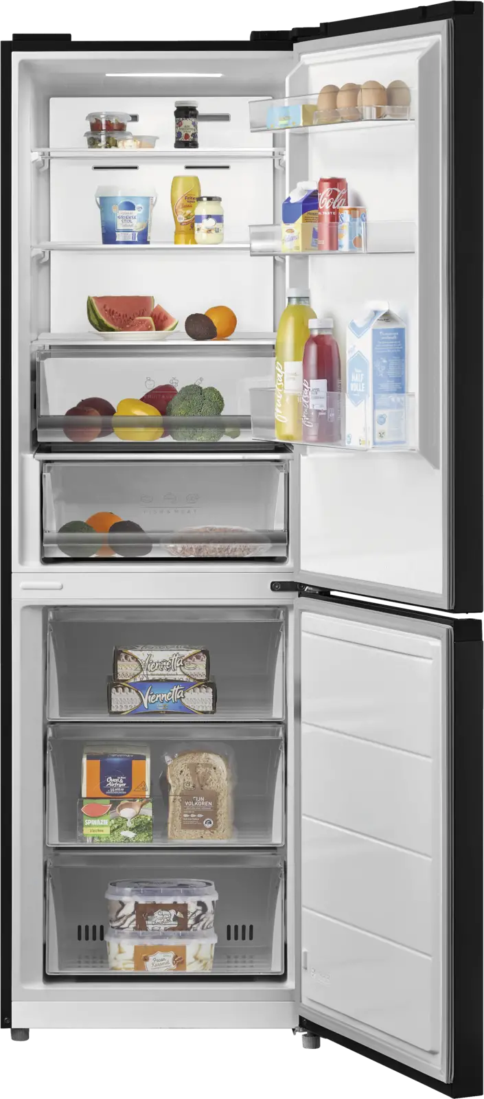 Inventum KV1850B Koel-vriescombinatie