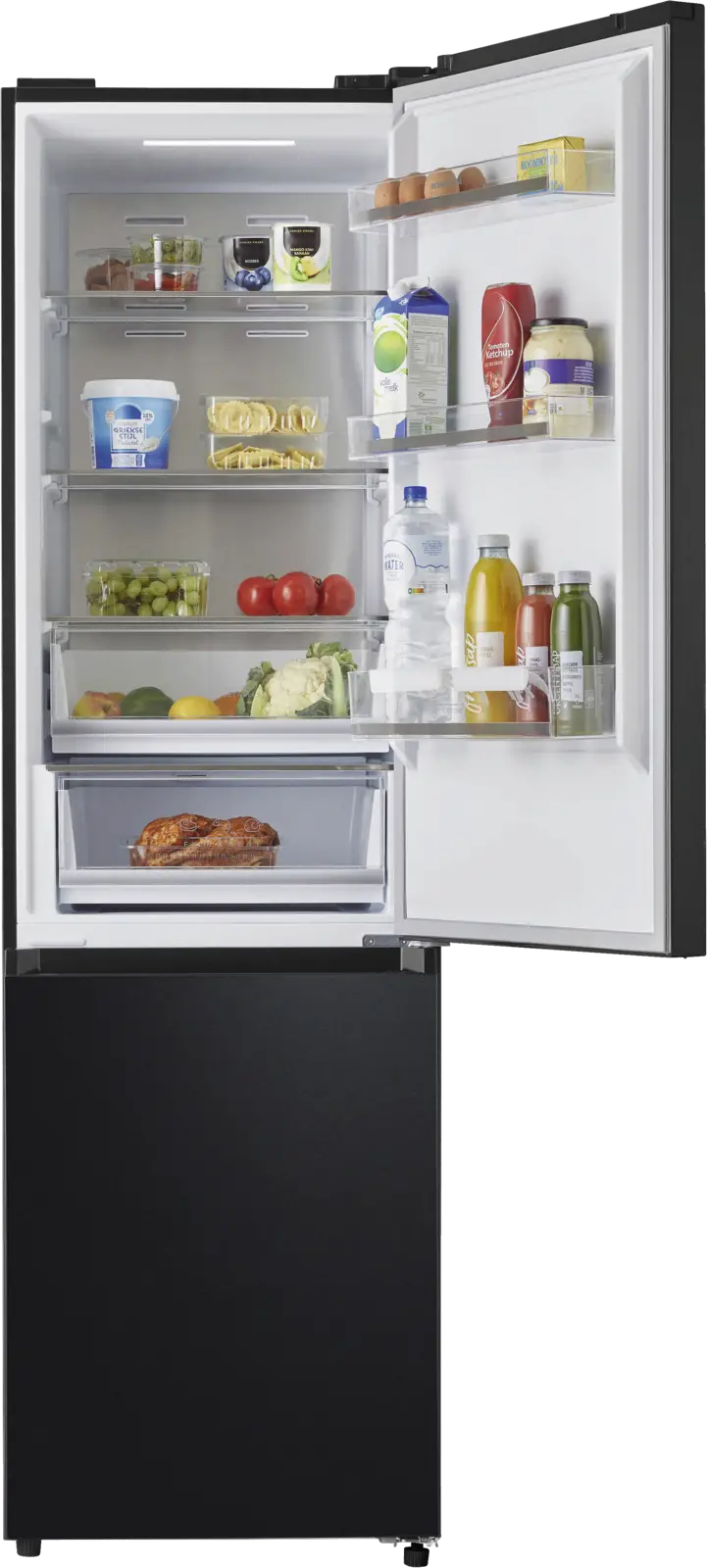 Inventum KV2010B Koel-vriescombinatie - Zwart