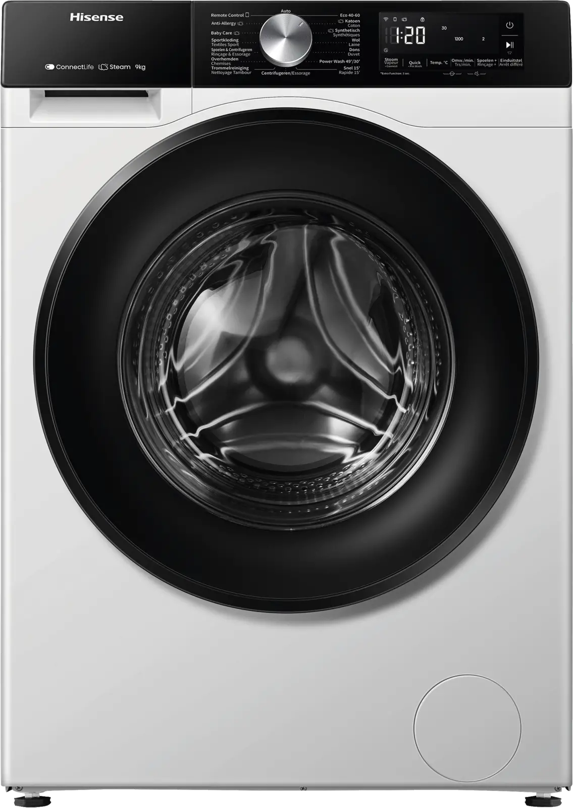 Hisense WF3S8043BW/BLX Wasmachine