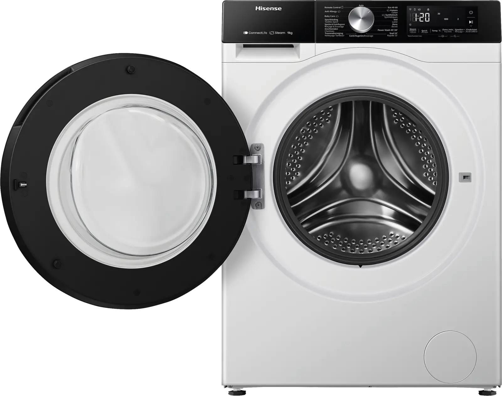 Hisense WF3S9043BW3/BLX Wasmachine 