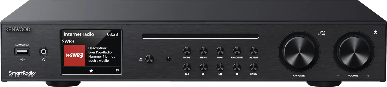 Kenwood KR-W8000SCD-B Smart Hi-Fi Receiver