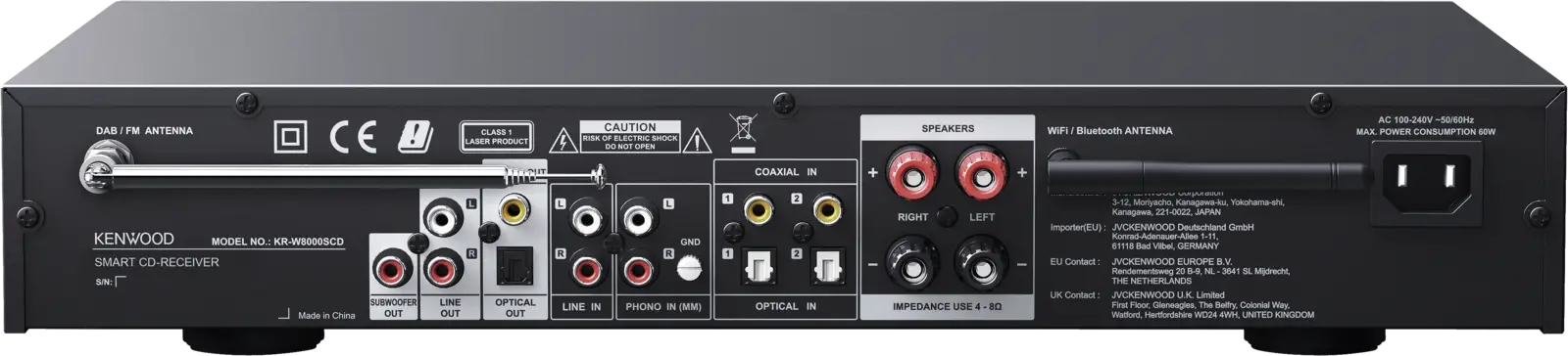 Kenwood KR-W8000SCD-B Smart Hi-Fi Receiver