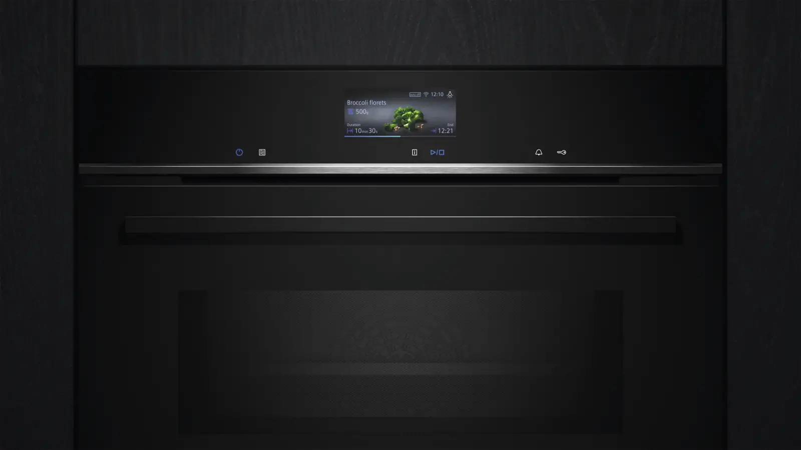Siemens CM776GMB1F iQ700 extraKlasse Compacte Oven met Magnetron - 60 x 45 cm - Zwart