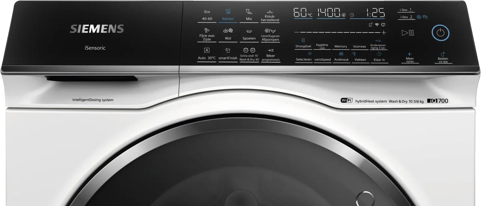 Siemens WN54C2A0NL iQ700 was-droogcombinatie
