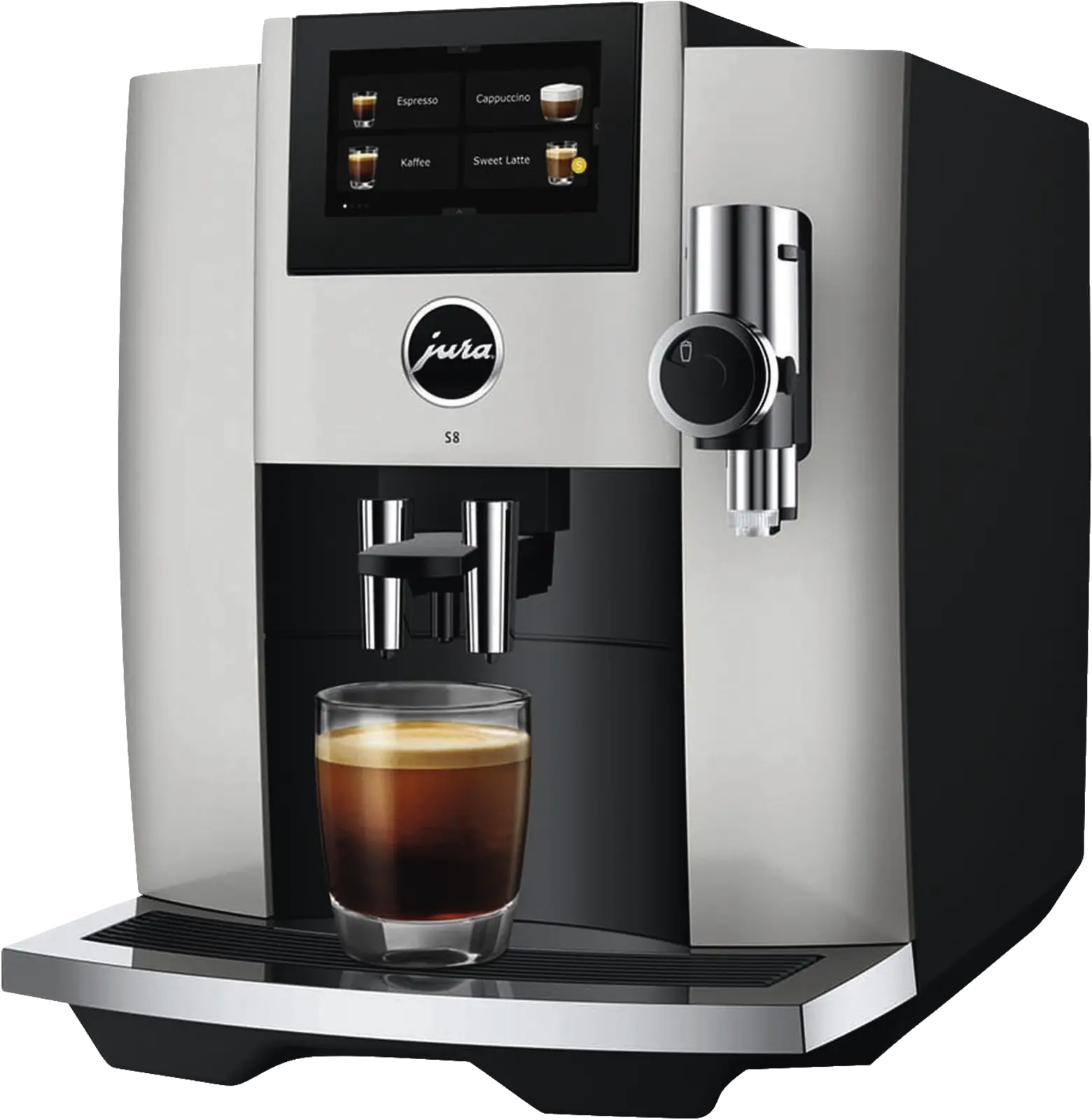 JURA S8 Dark Inox (EB) Volautomatische Koffiemachine