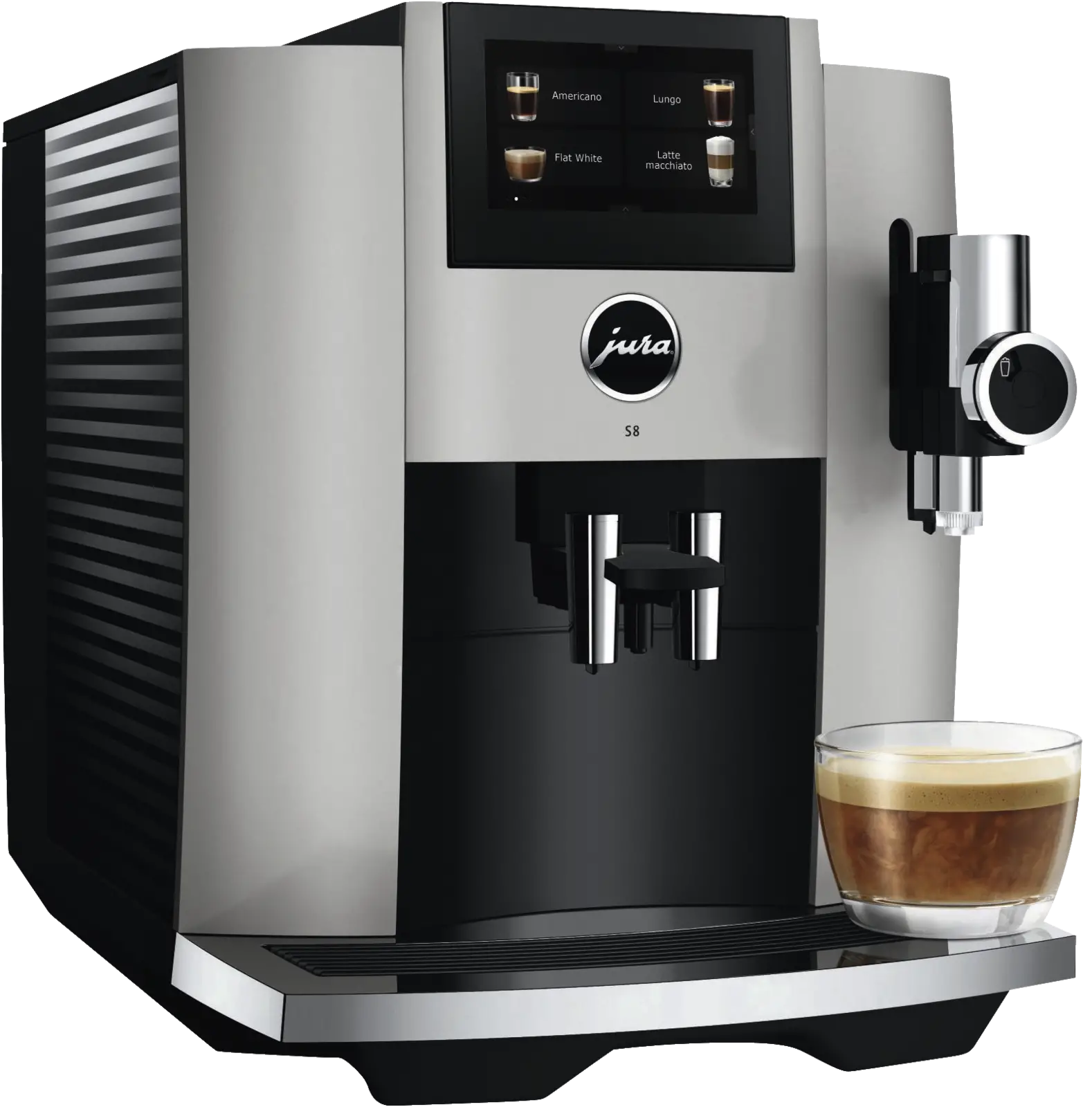 JURA S8 Dark Inox (EB) Volautomatische Koffiemachine