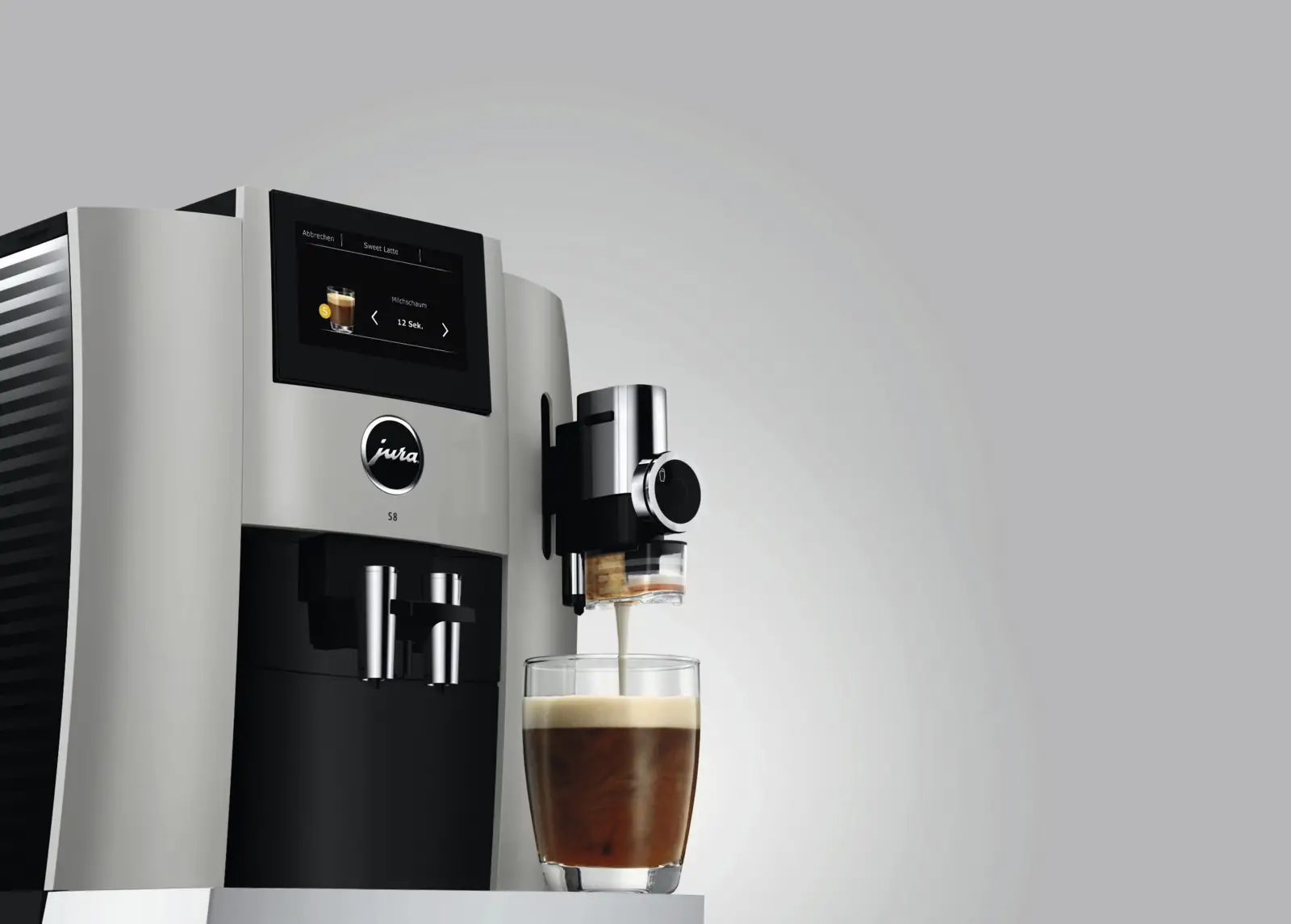 JURA S8 Dark Inox (EB) Volautomatische Koffiemachine