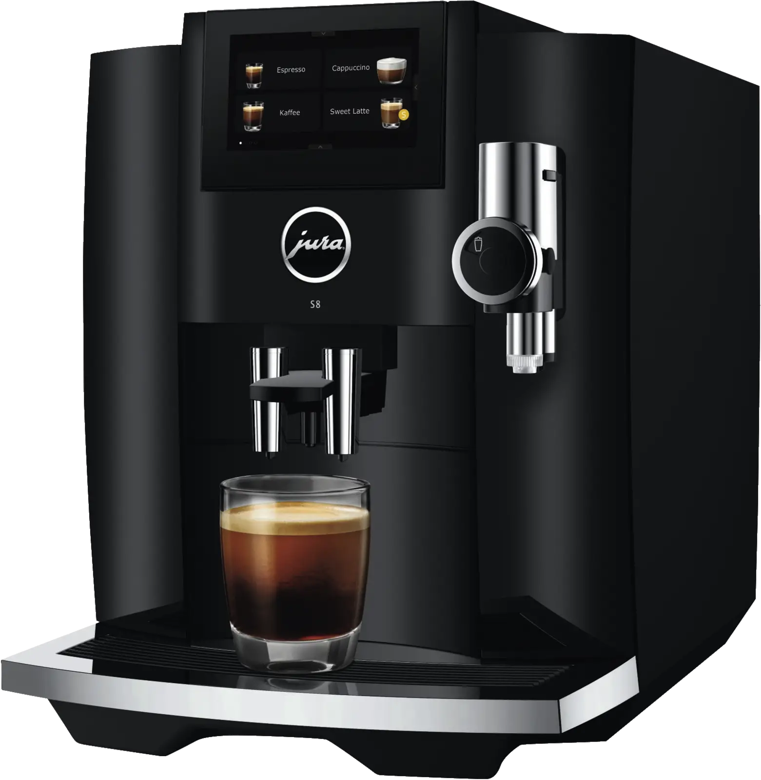 JURA S8 Piano Black (EB) Volautomatische Koffiemachine