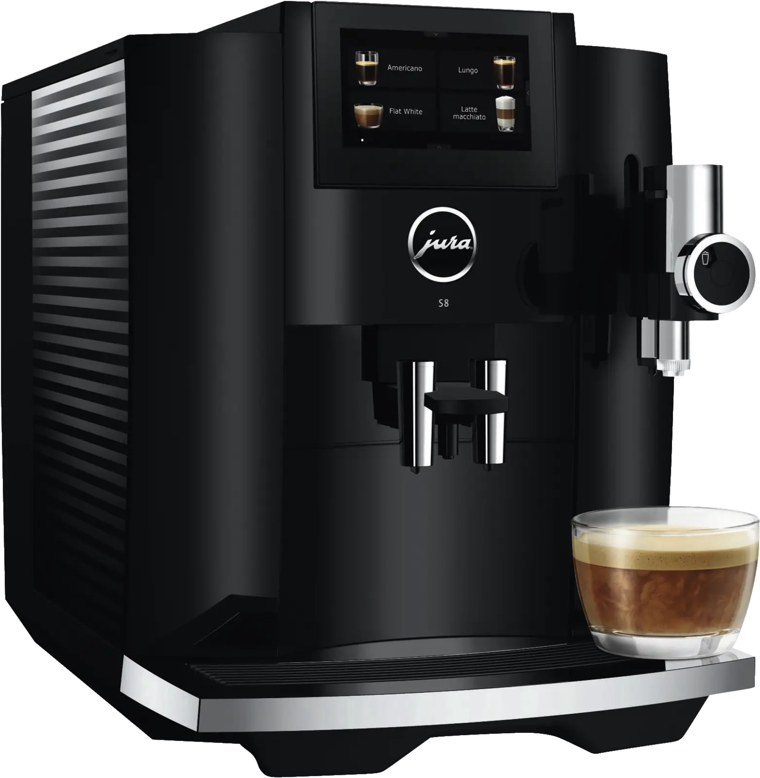 JURA S8 Piano Black (EB) Volautomatische Koffiemachine