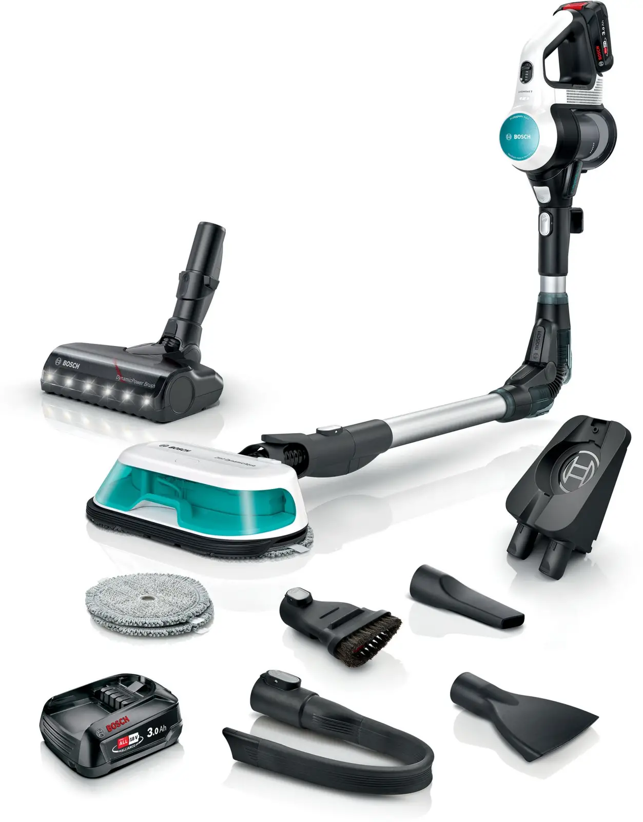 BOSCH BCS712HYG5 Unlimited 7 ProHygienic Steelstofzuiger