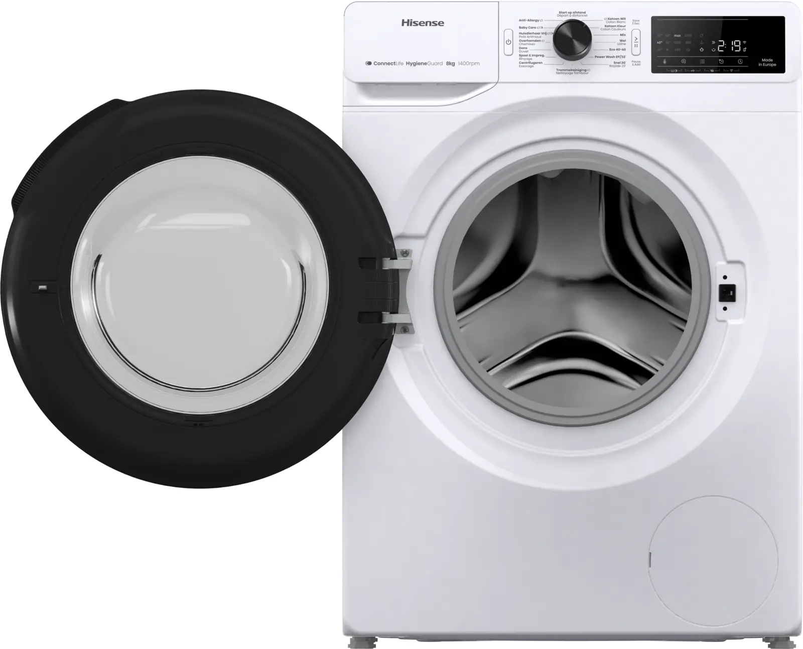 Hisense WF3V843BW/BLX Wasmachine