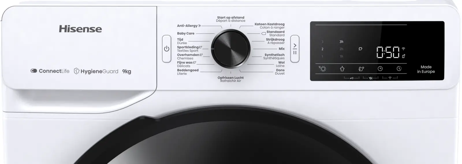 Hisense DH3V903UW/BLX Warmtepompdroger