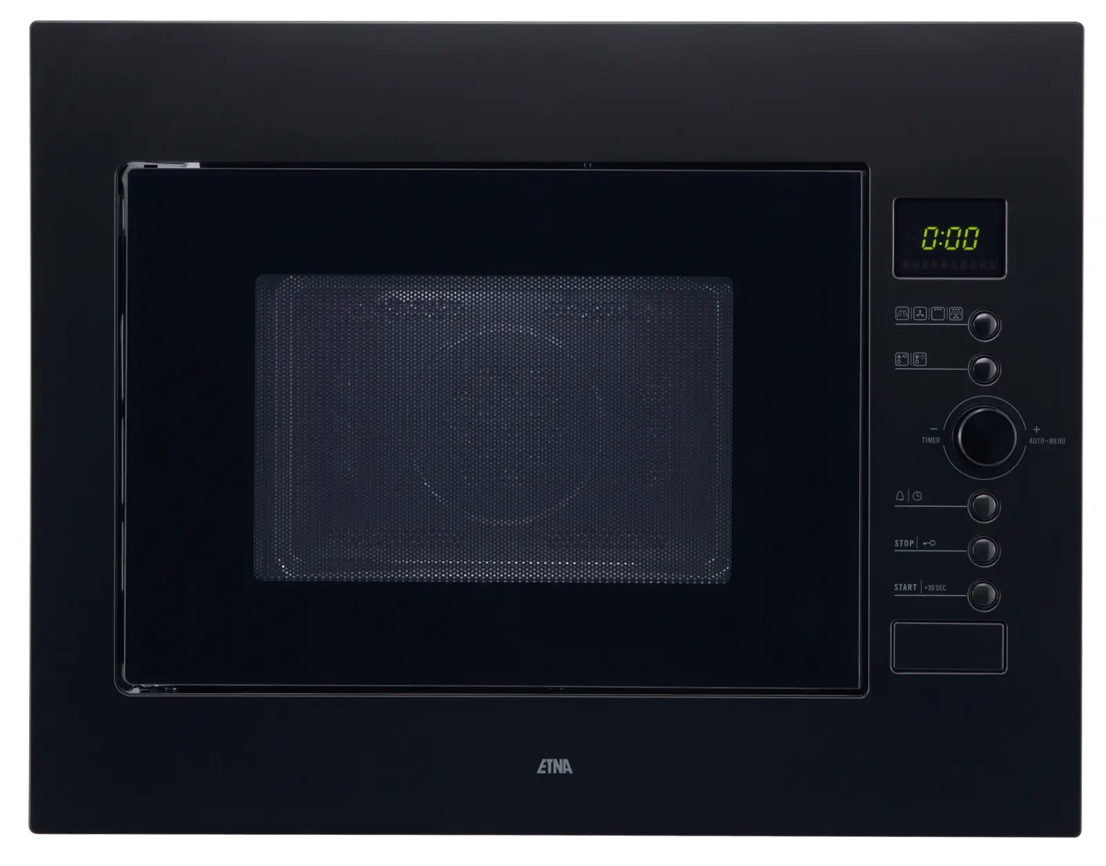 Etna CM232ZT Inbouw Combi-magnetron - Nis 45 cm - Matzwart