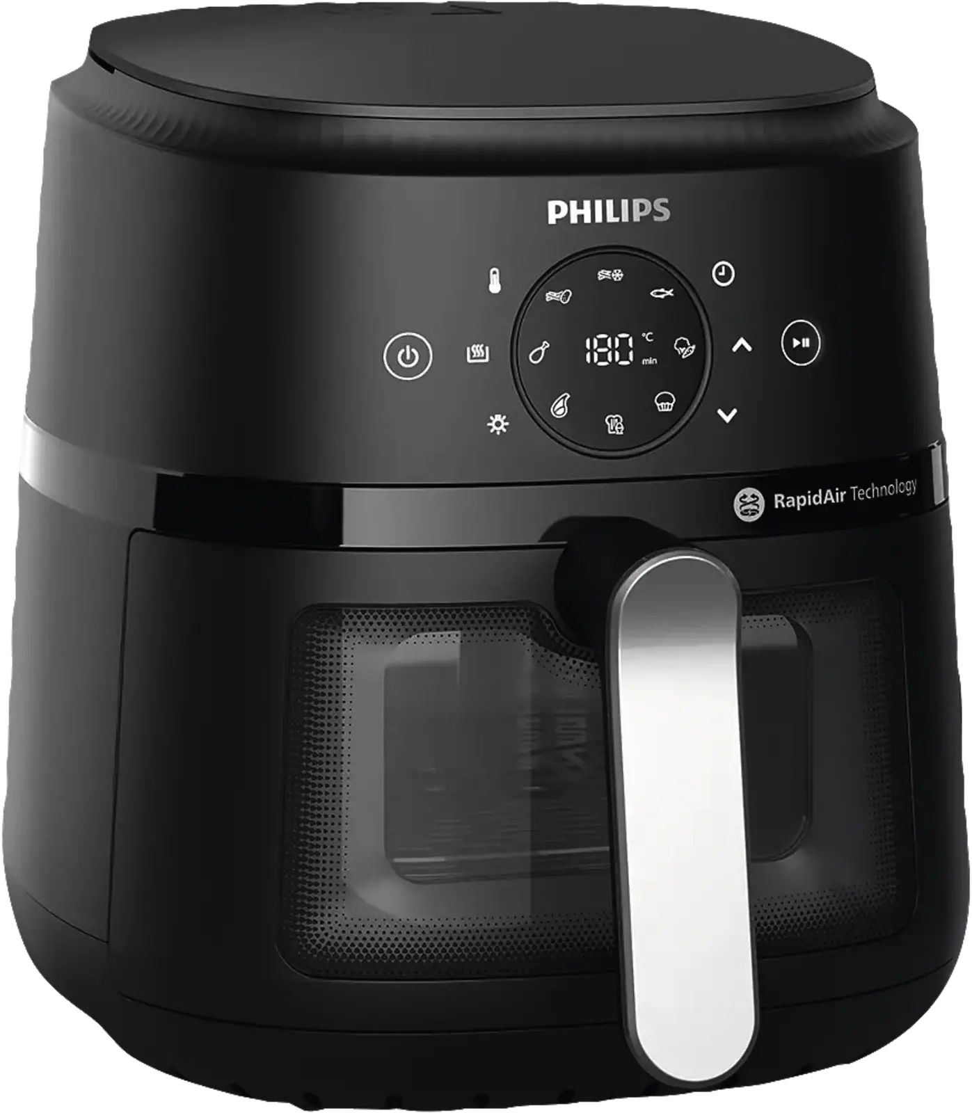 Philips NA221/00 2000 Serie Airfryer - Heteluchtfriteuse - Zilver