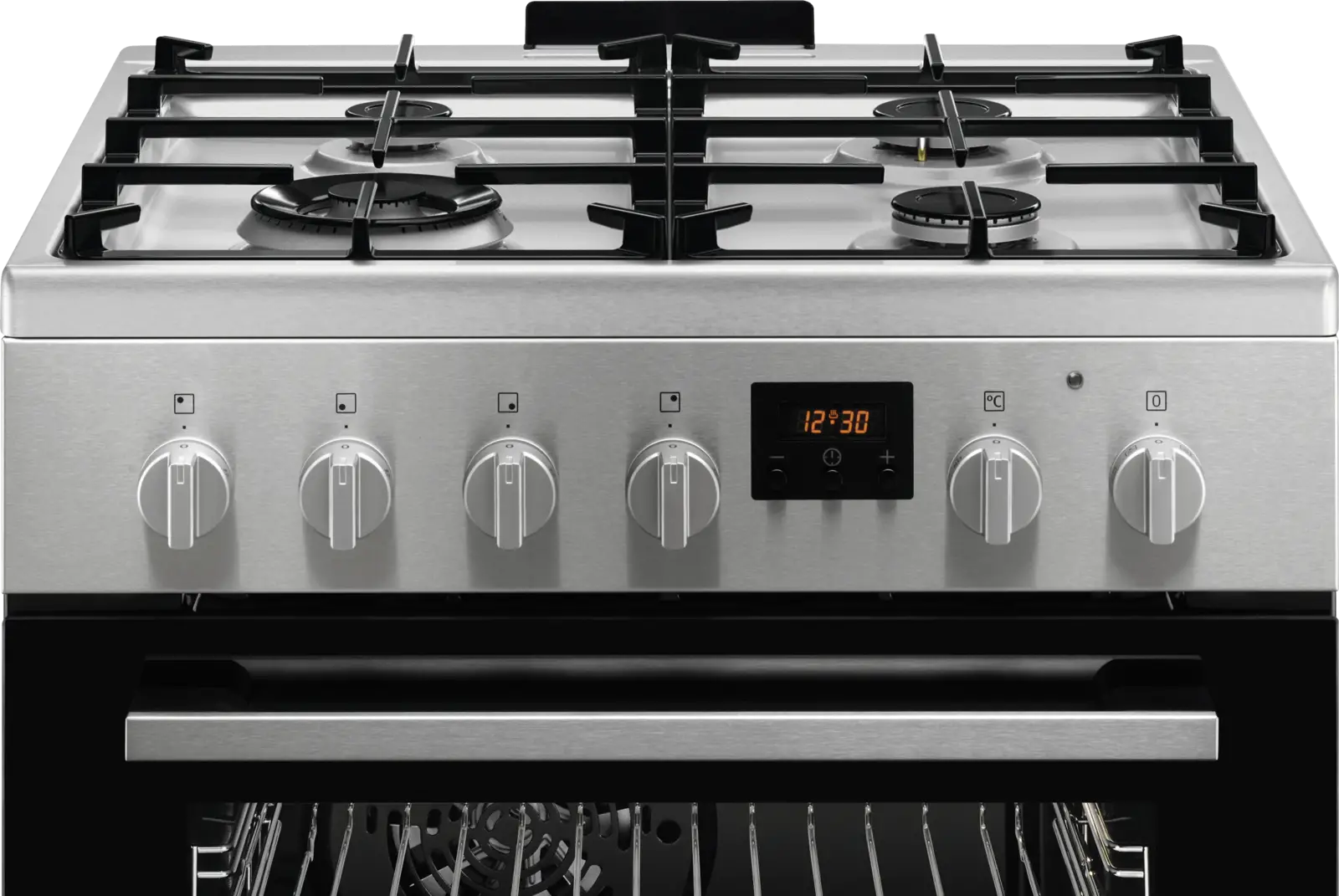 AEG CKB64415BM Elektrisch Fornuis met Gaskookplaat en Oven