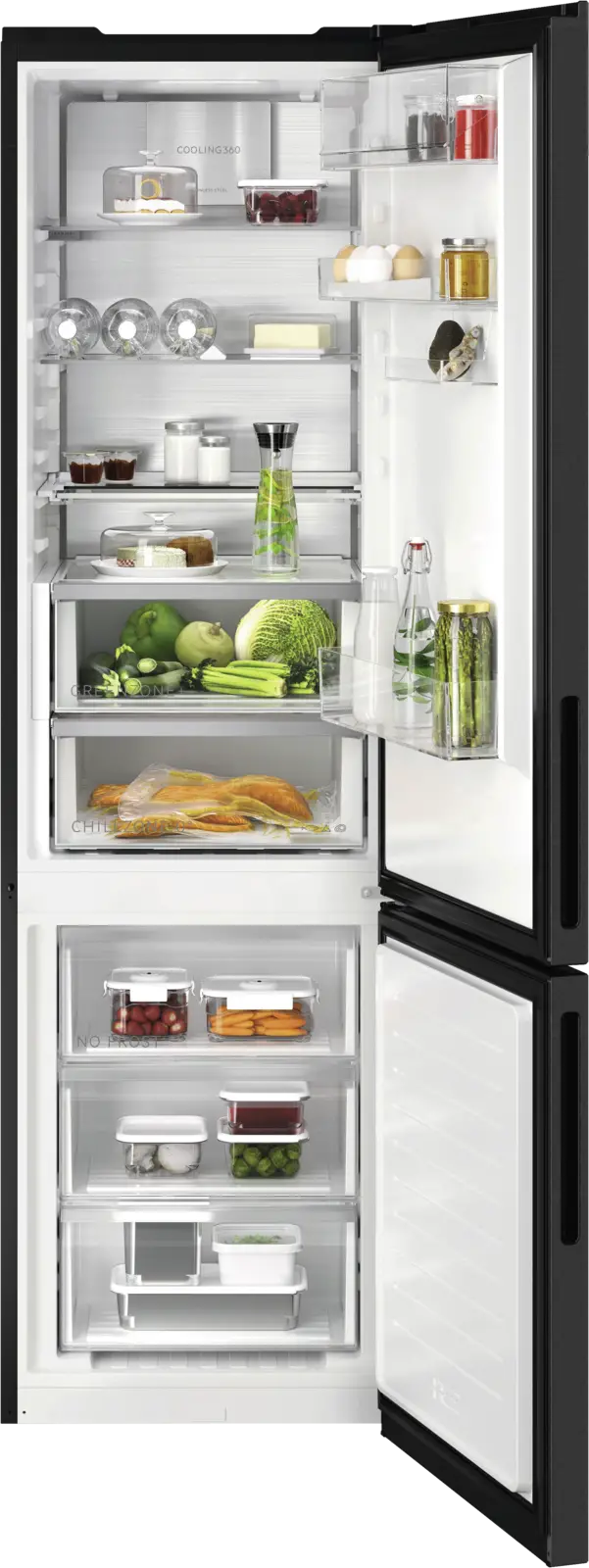 AEG ORC8M362BL 8000 Serie Koel-vriescombinatie - Zwart 