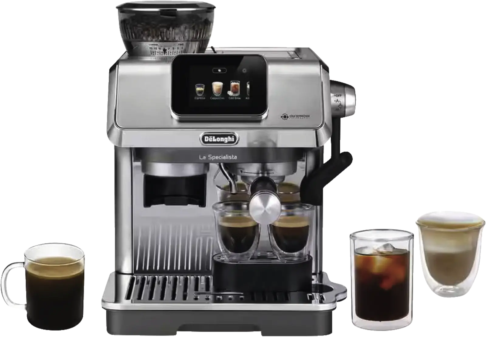 DeLonghi EC9455.M La Specialista Touch Pistonmachine met Bonenmaler