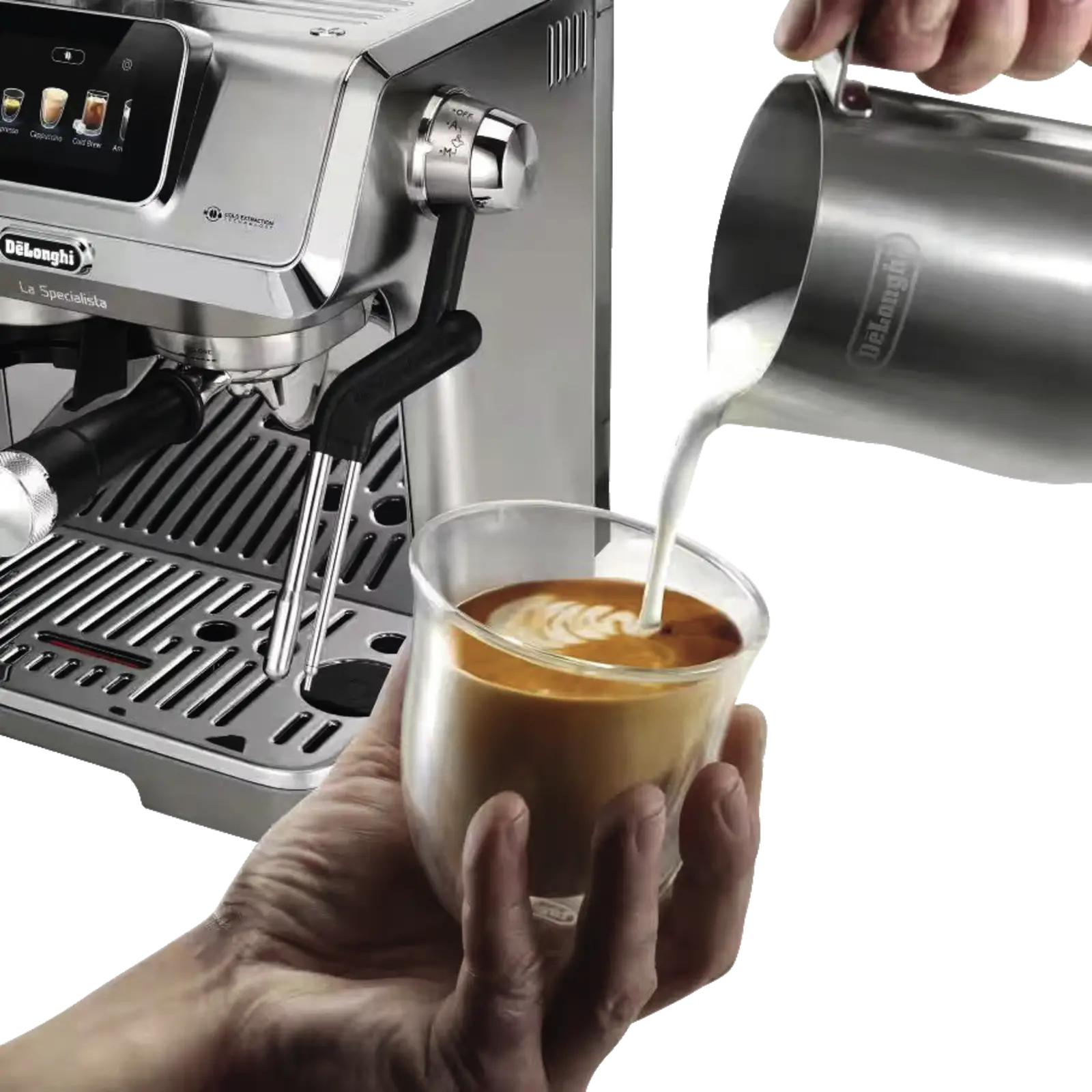 DeLonghi EC9455.M La Specialista Touch Pistonmachine met Bonenmaler