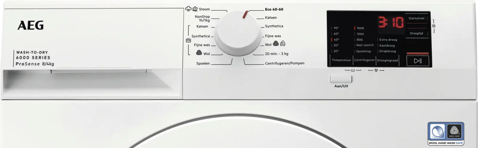 AEG LWF62842 Was-droogcombinatie