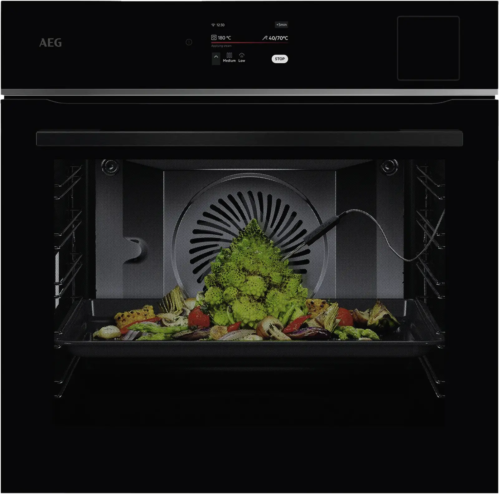 AEG TP8SB73FAB 8000 MealAssist met SteamPro - Combi Hetelucht- en stoomoven