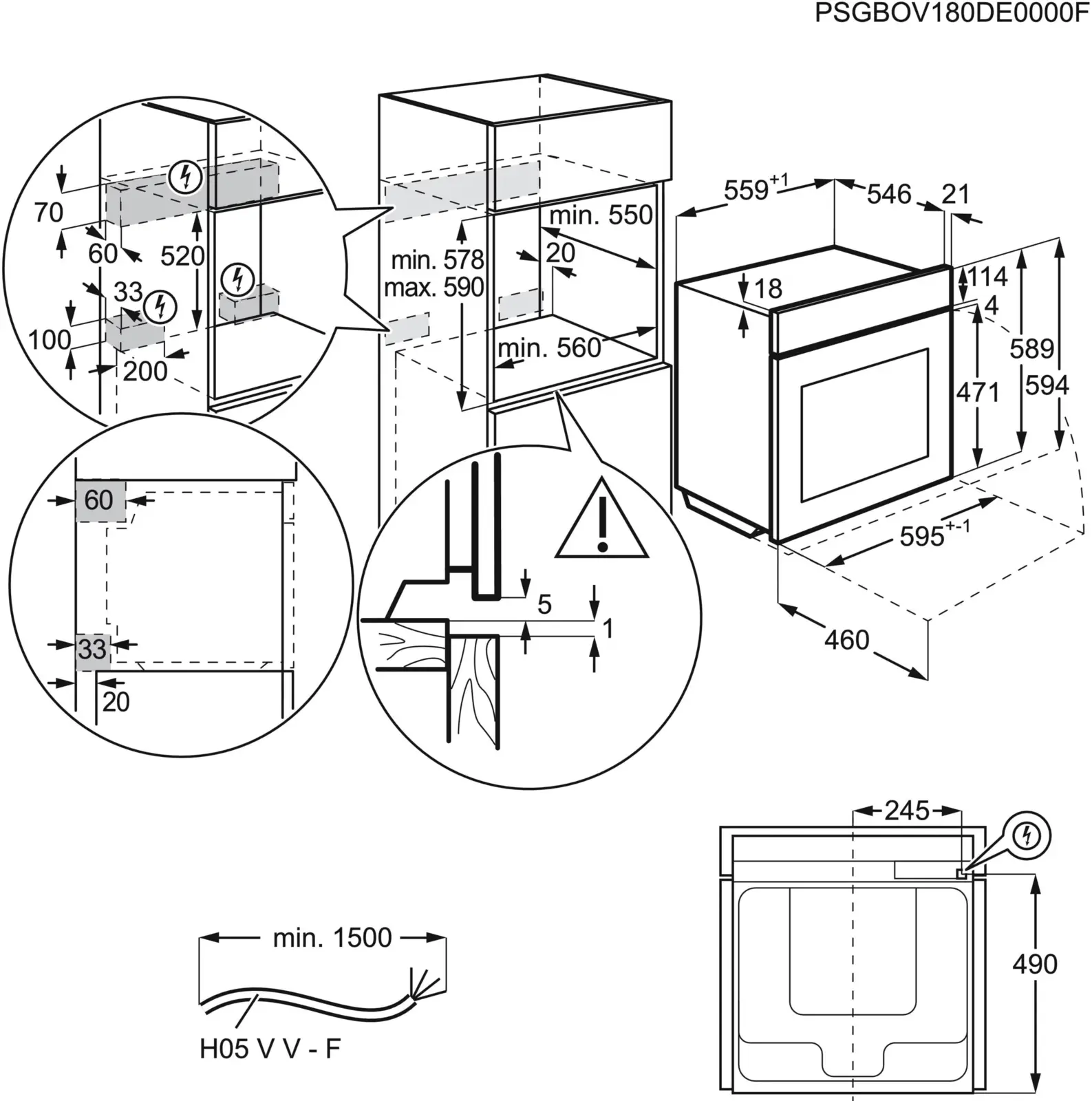 AEG TE8PB73ZAT 7000 MealAssist Elektrische Inbouw Bakoven