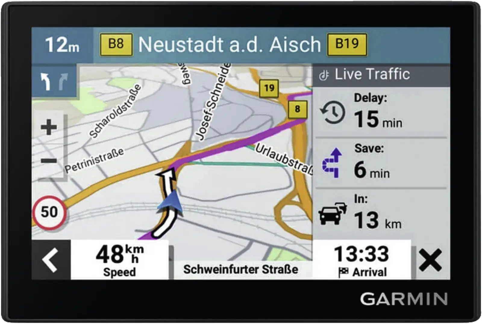 Drive 53 Live Traffic via Smartphone App