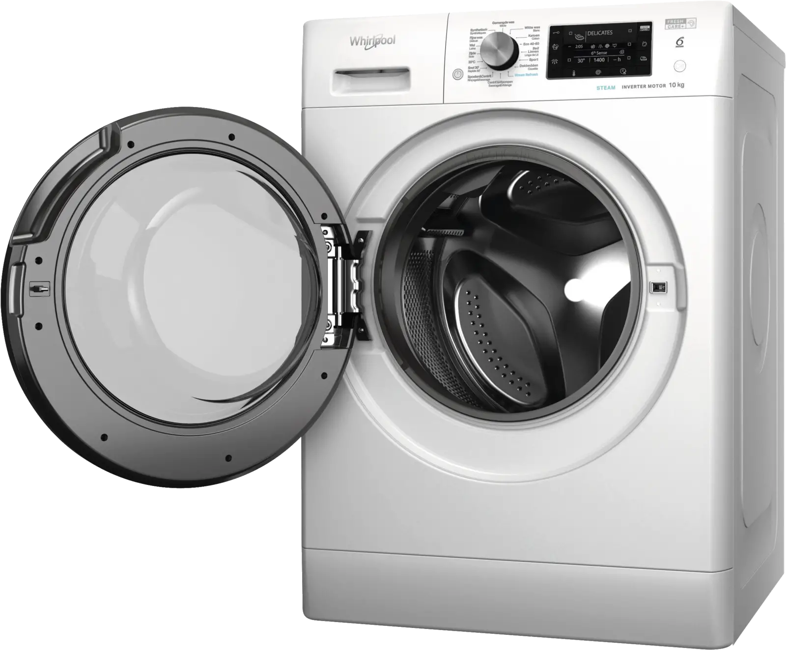Whirlpool FFD 10489E BV BE FreshCare+ Steam Wasmachine