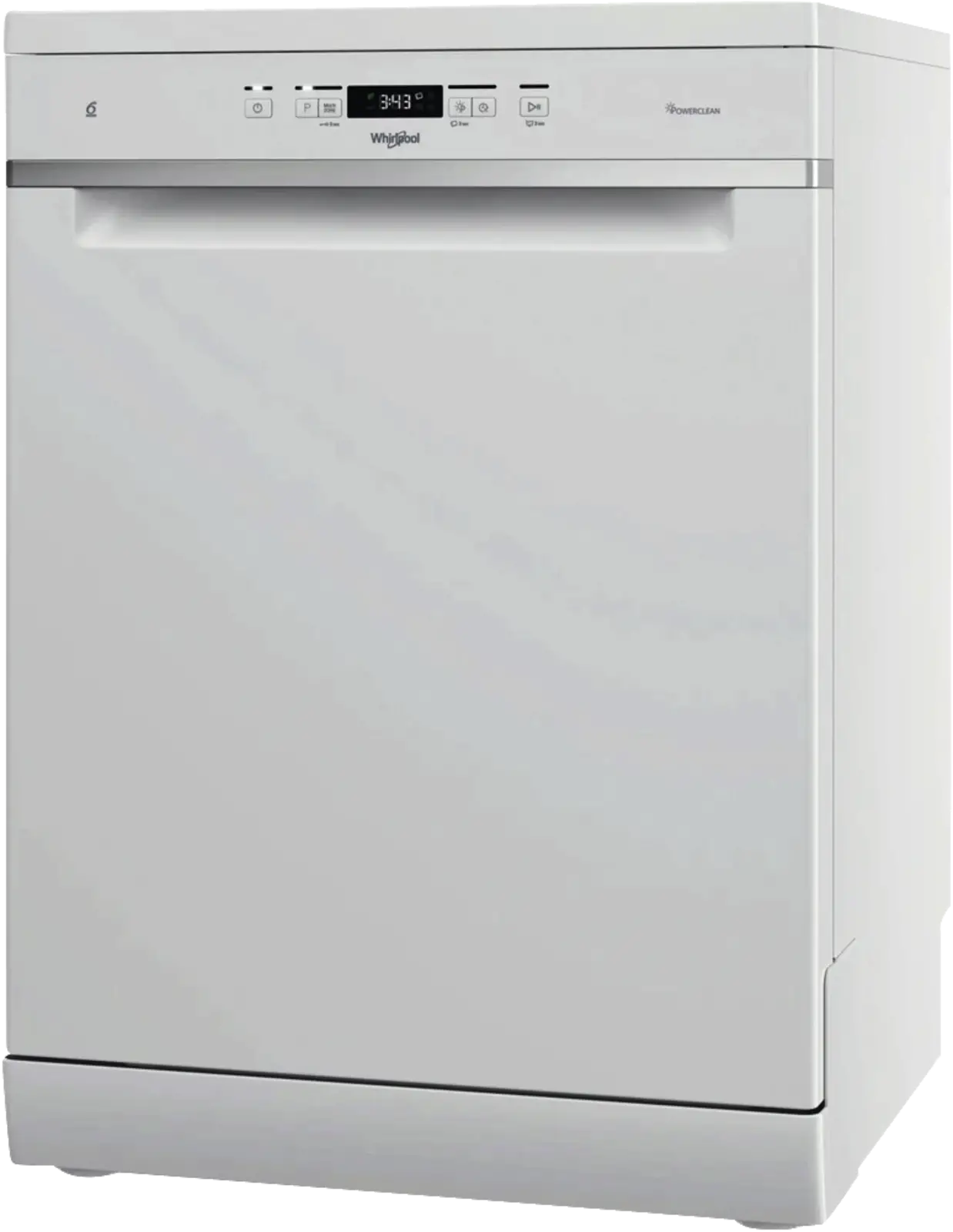Whirlpool W3F D634 vrijstaande vaatwasser