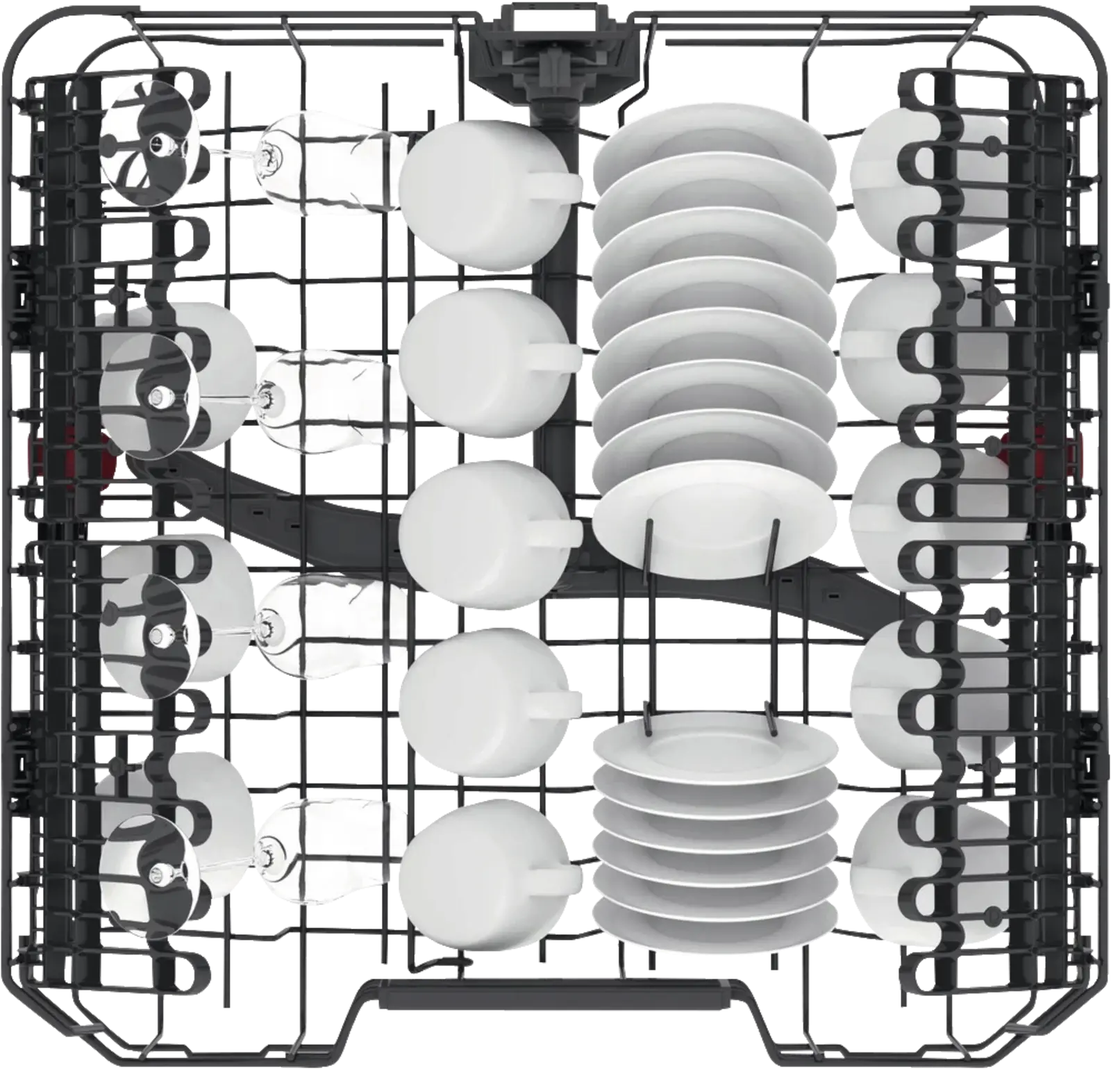 Whirlpool W3F D634 vrijstaande vaatwasser