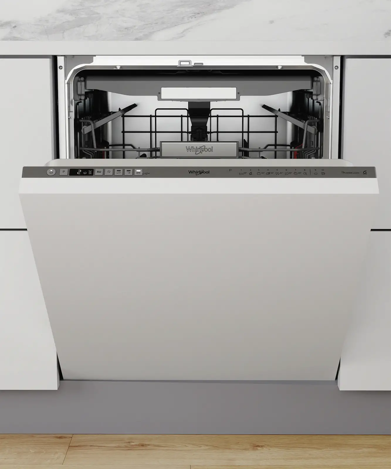 Whirlpool W0I D751A X Geïntegreerde Vaatwasser - RVS