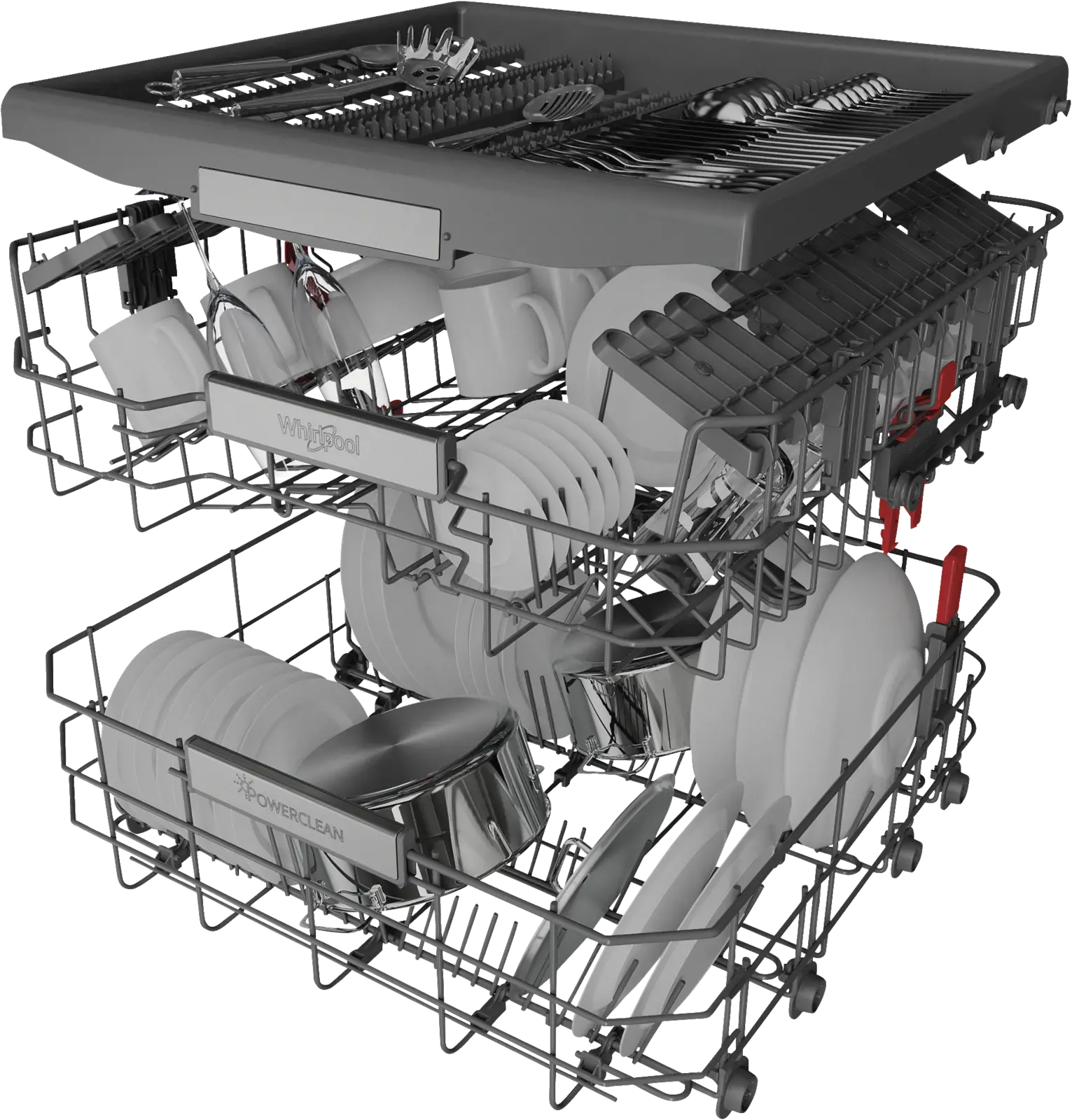 Whirlpool W0I D751A X Geïntegreerde Vaatwasser - RVS