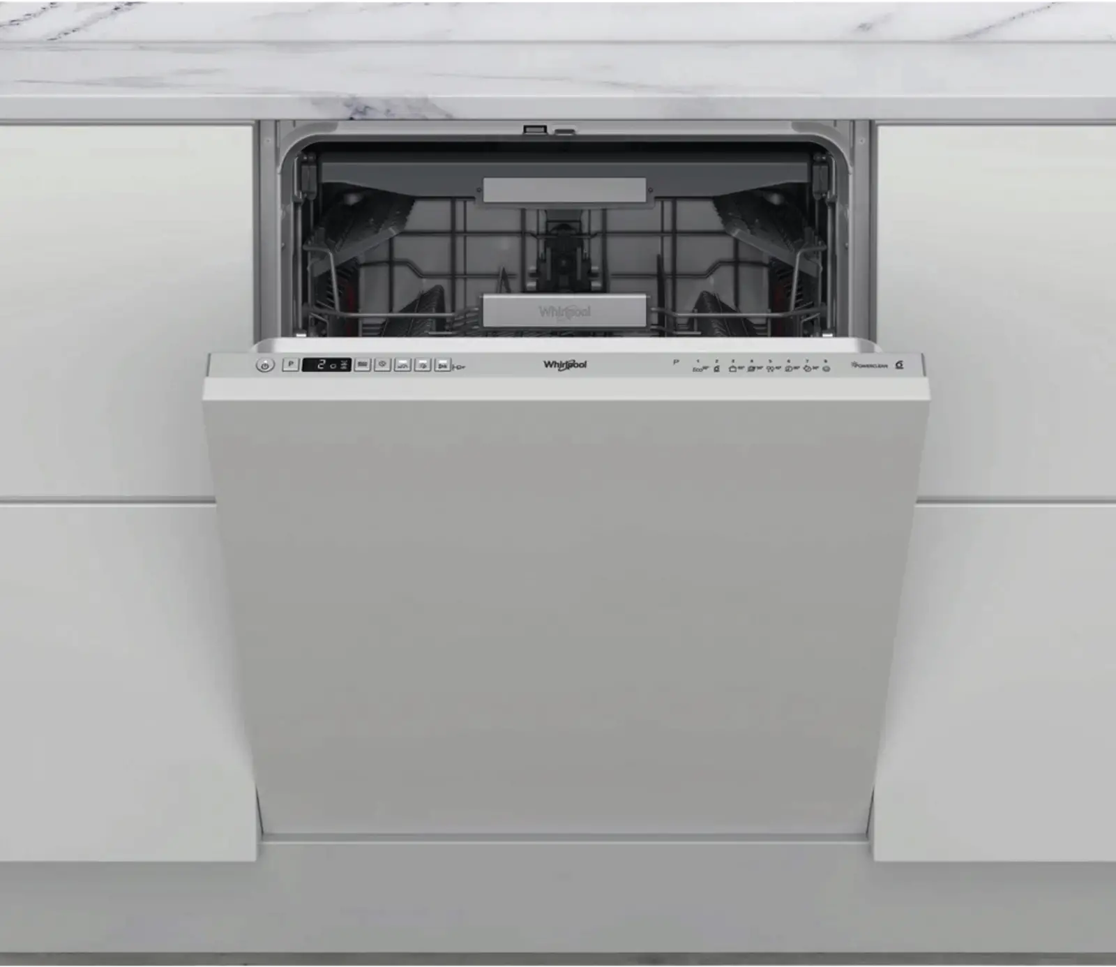 Whirlpool W0I D741A S volledig geïntegreerde vaatwasser 