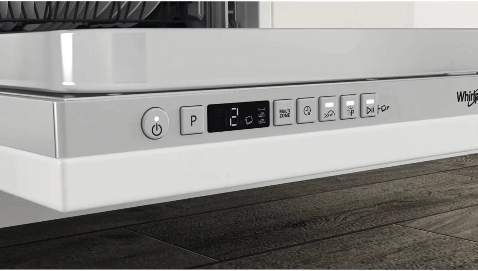 Whirlpool W0I D741A S volledig geïntegreerde vaatwasser 